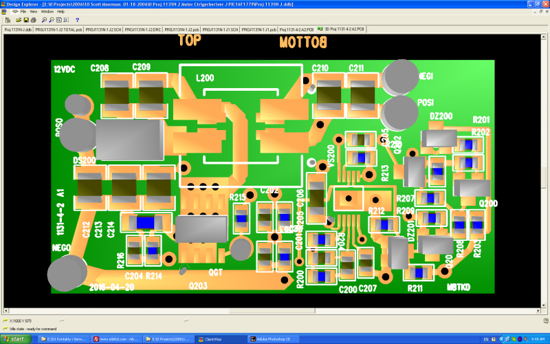 We do PCB layout and mechanical simulation by Altium CAD software