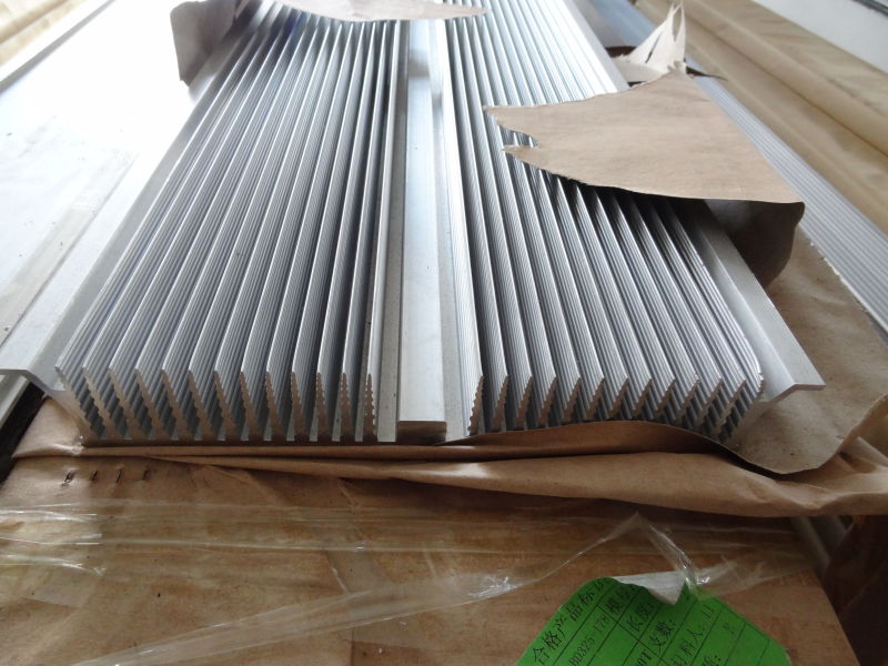 Aluminum extrusion is made to the custom drawing