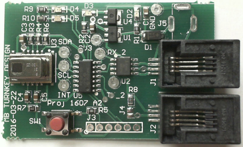 Panasonc Grid-EYE 8x8 Temperature Sensor with RS485 Interface